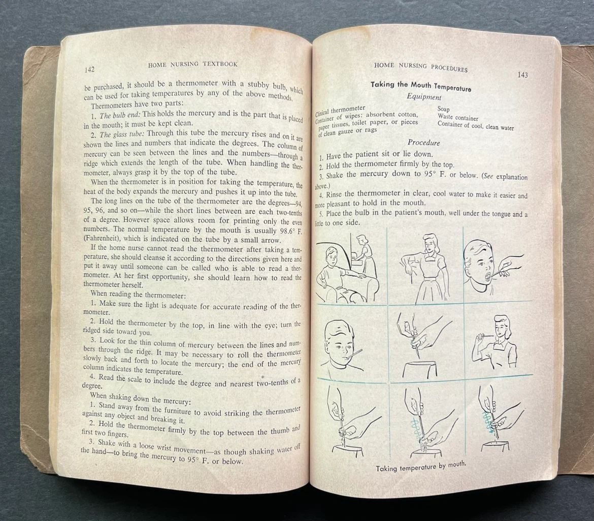 Vintage Red Cross Home Nursing Textbook - photo 2