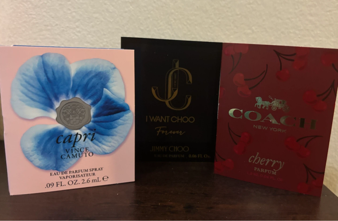 NEW-Set of 3 Designer Perfume Samples