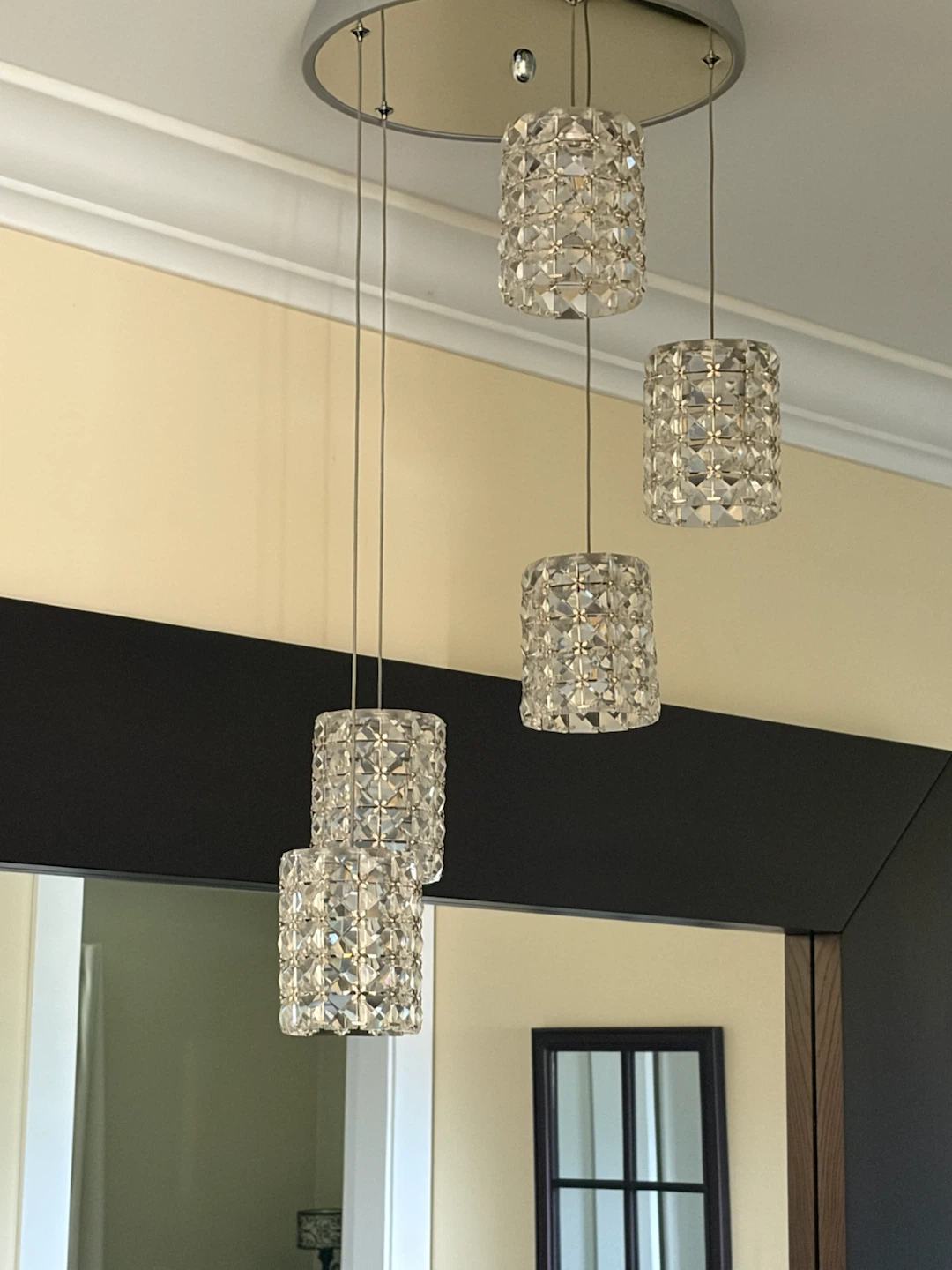 Modern Crystal Multi-Pendant Chandelier