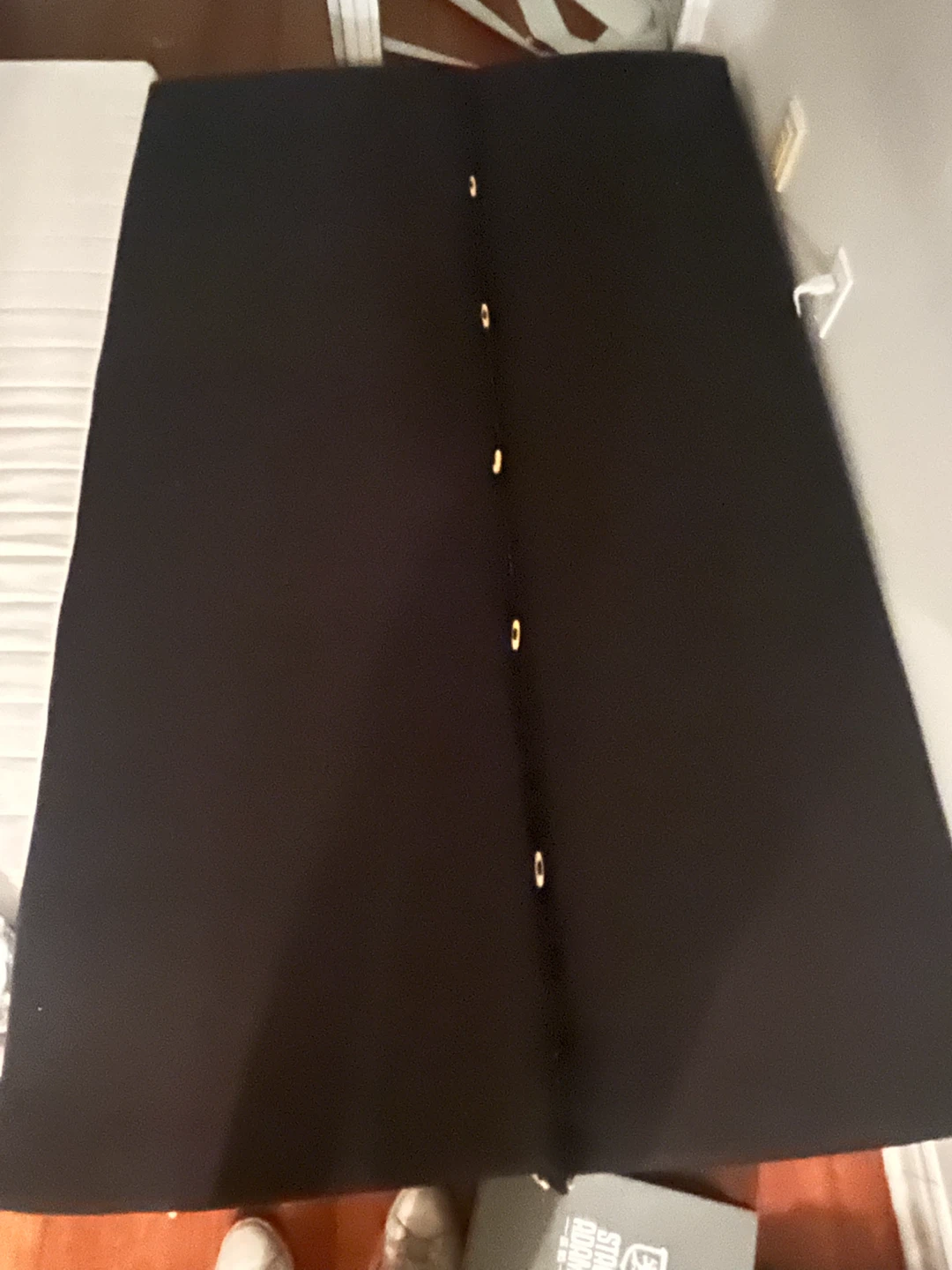 Black Futon Couch/Bed with cover - photo 4