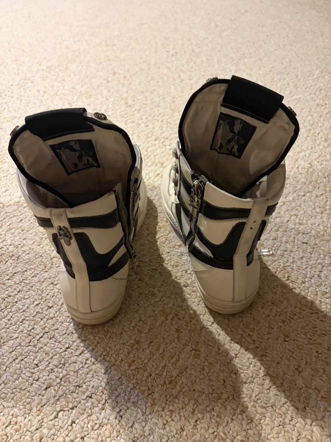 Rick Owens Chrome Hearts Dunks Size 45 - photo 4