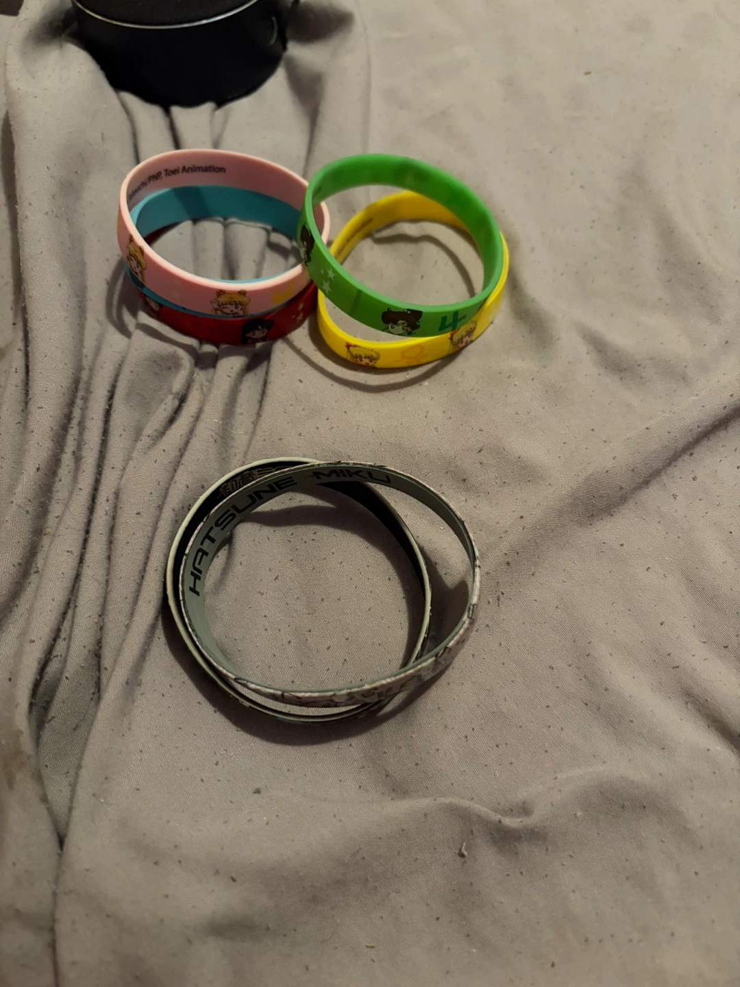 Sailor Moon and Hatsune Miku Silicone Wristbands