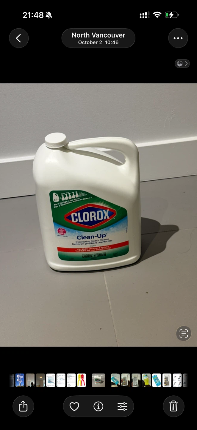 Clorox Clean-Up Disinfecting Bleach Cleaner Refill – 5.32 L