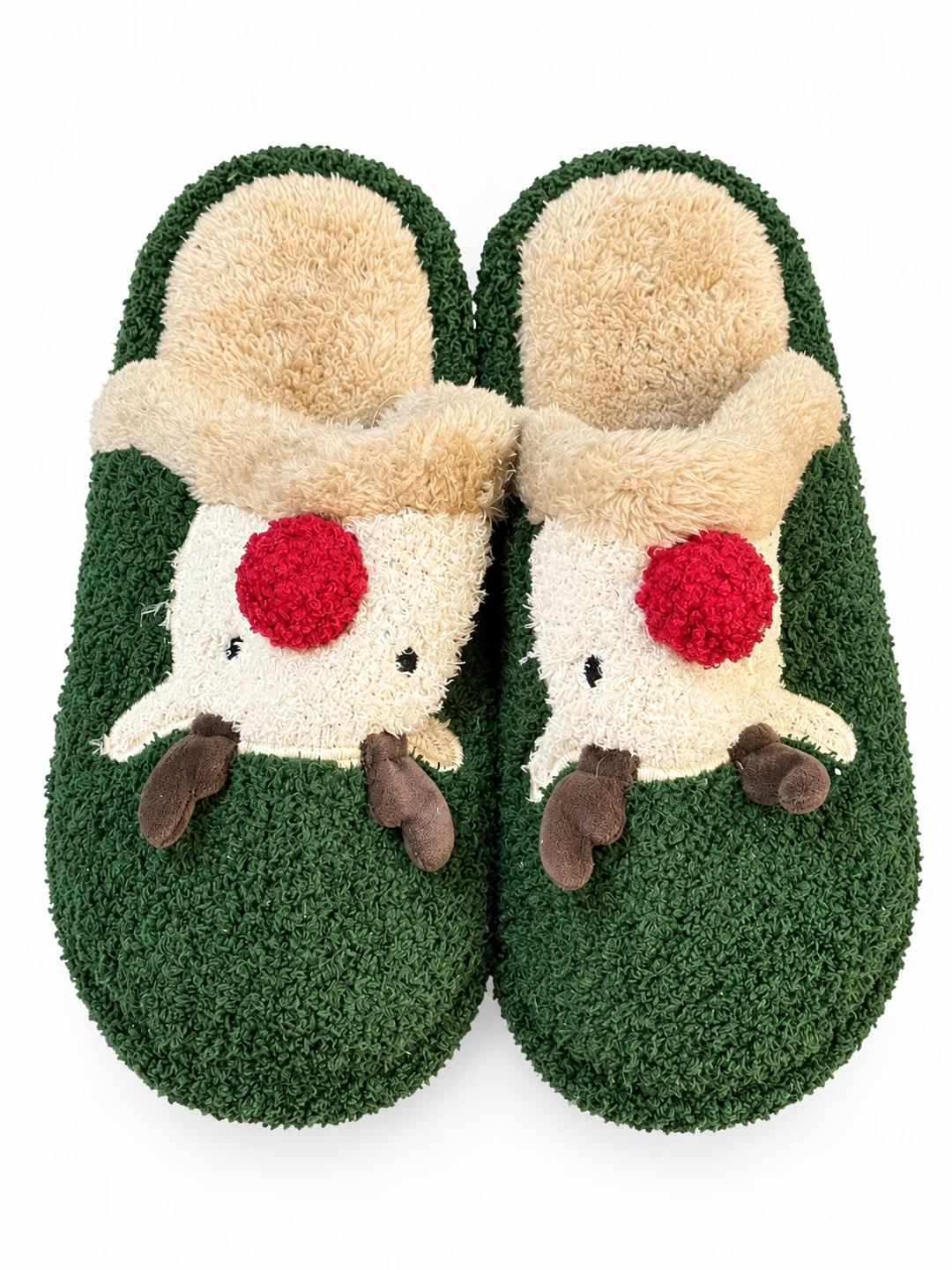 Brand New Christmas Reindeer Slippers – $10
