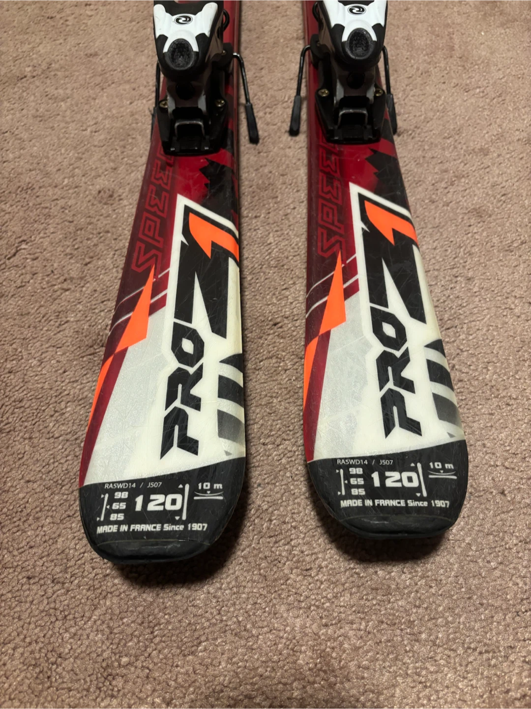 Rossignol Velocity Pro Z1 Junior Skis + Bindings (120 cm) - photo 4