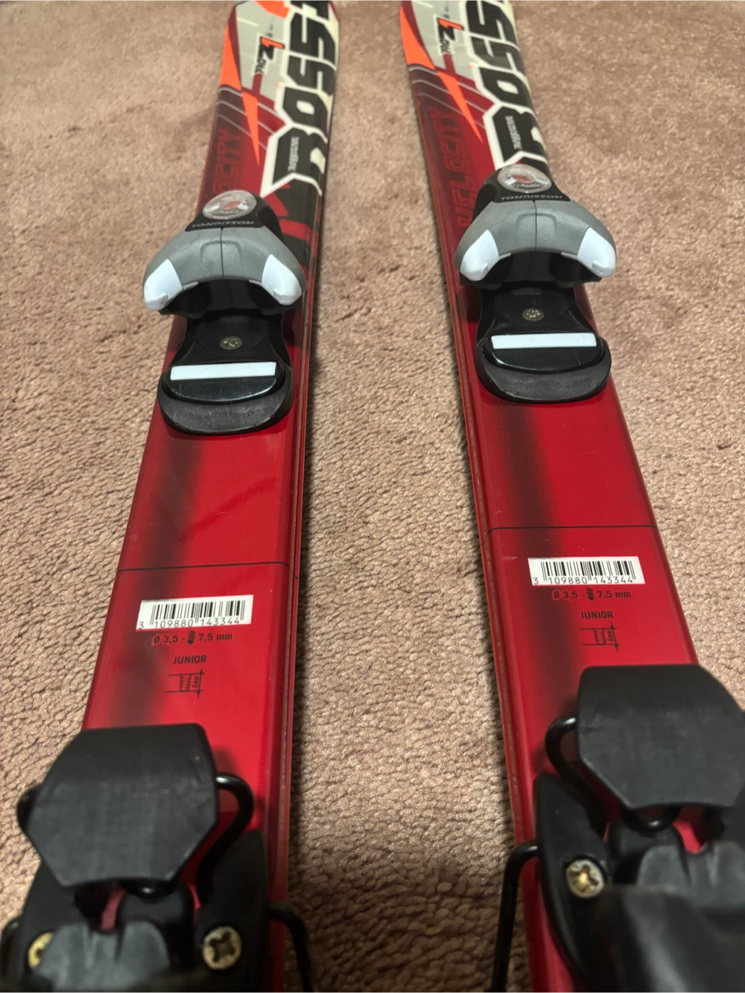 Rossignol Velocity Pro Z1 Junior Skis + Bindings (120 cm) - photo 5