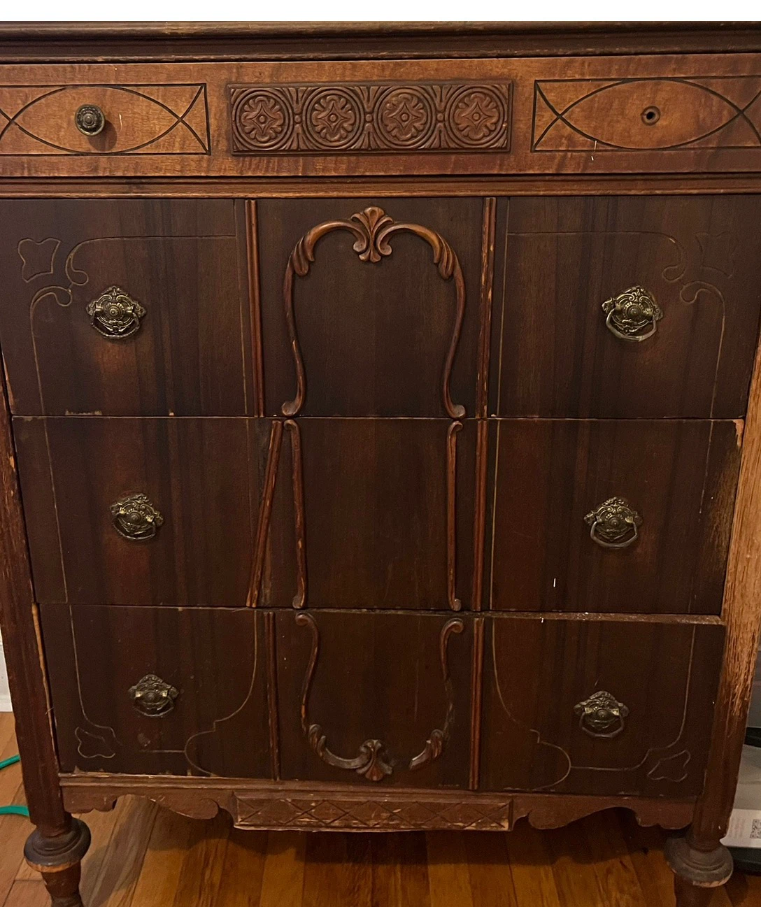 Vintage Wooden Dresser