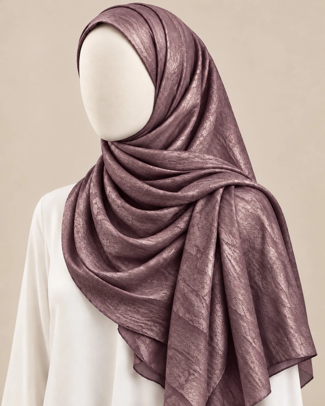Elegant Textured Hijab Headscarf - photo 2