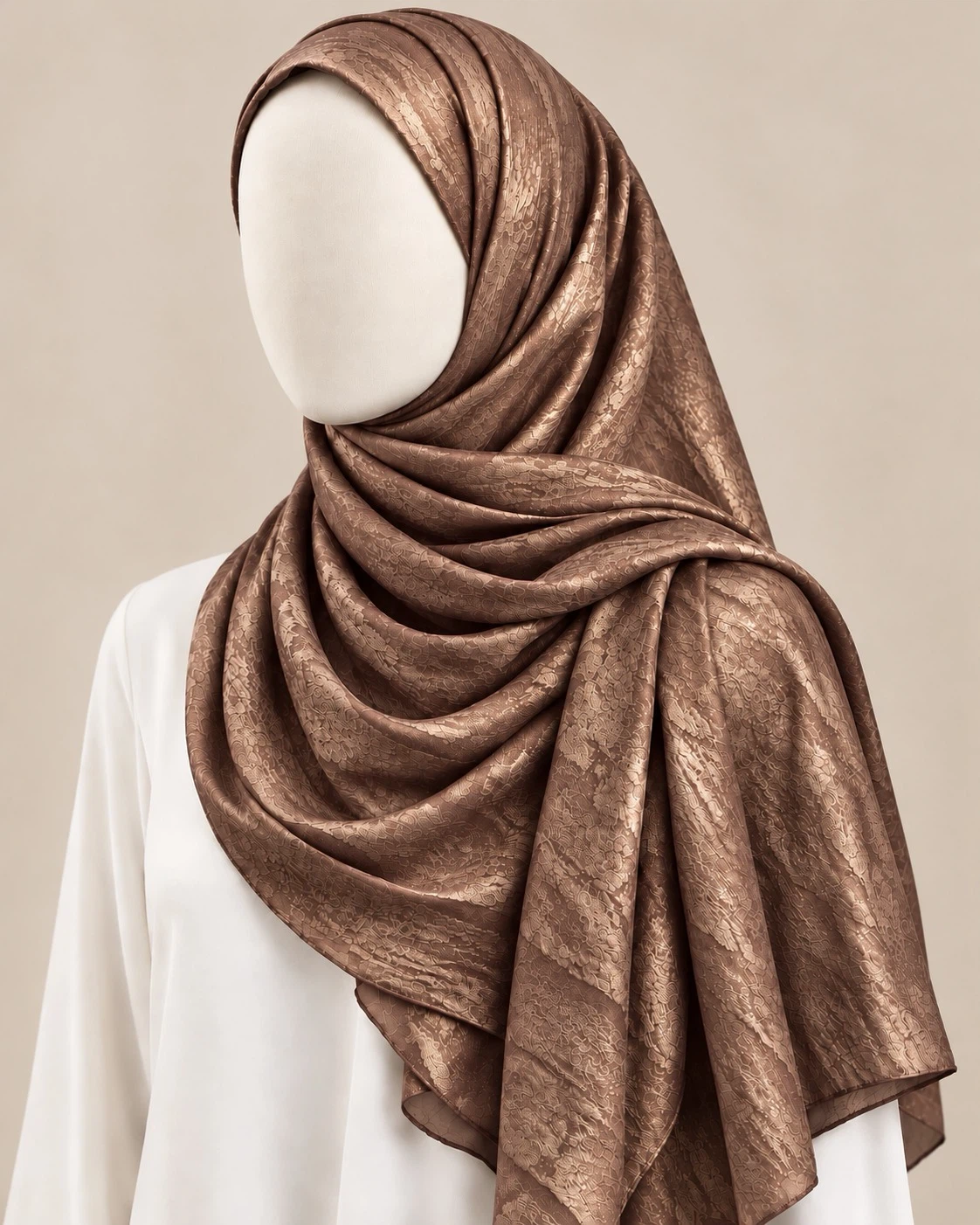Elegant Textured Hijab Headscarf - photo 3