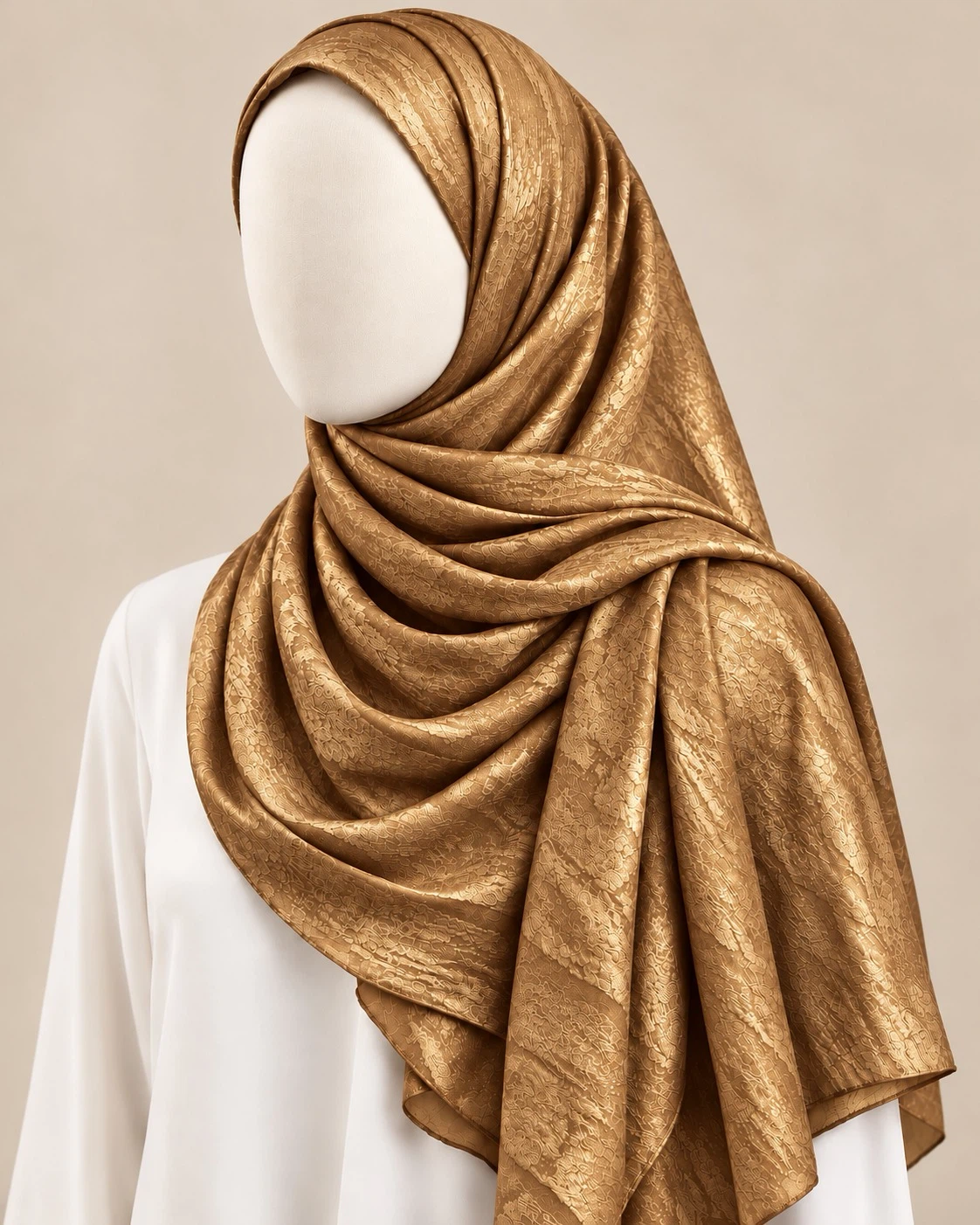 Elegant Textured Hijab Headscarf - photo 4