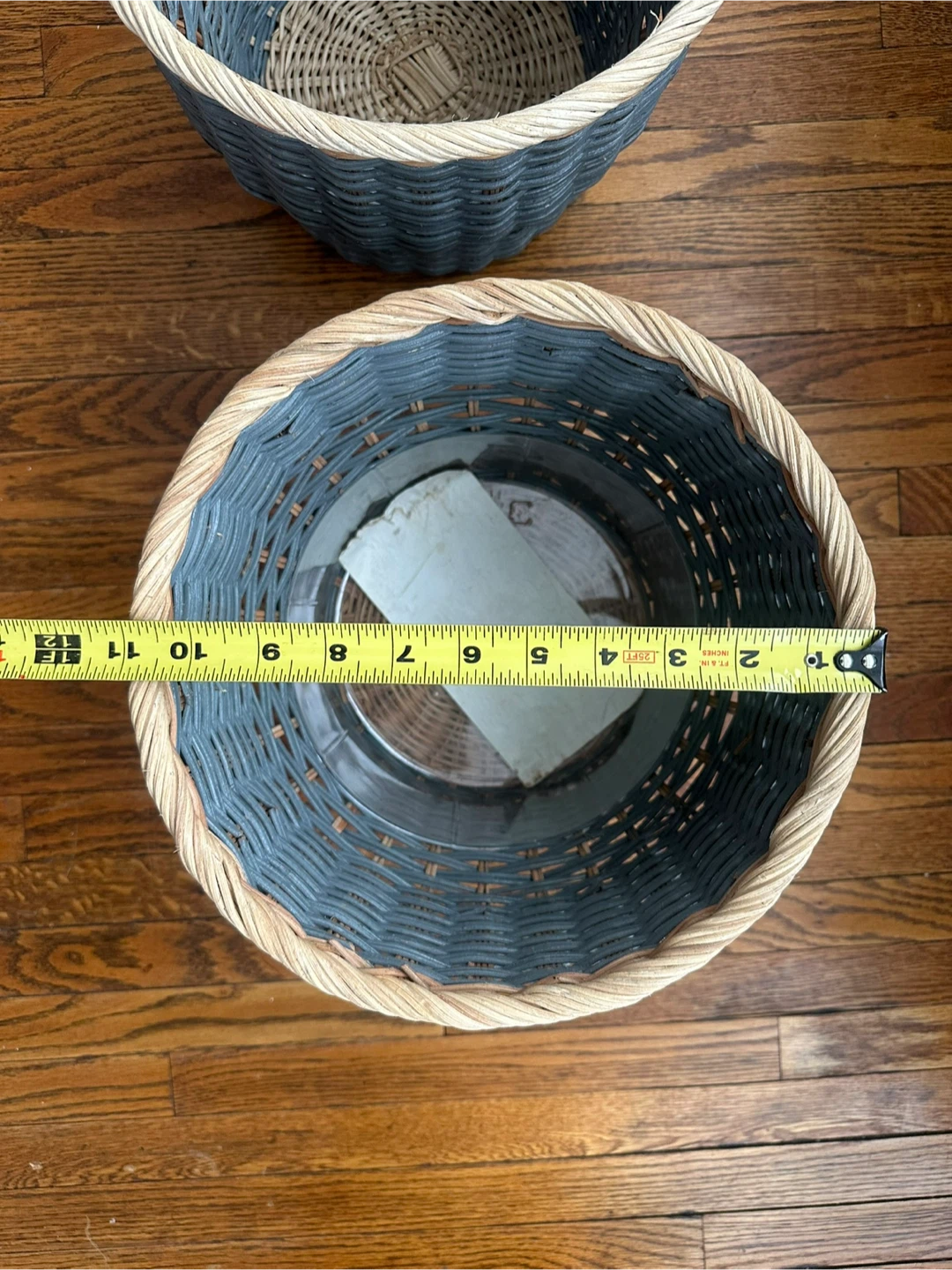 Two IKEA Woven Basket pots - photo 3
