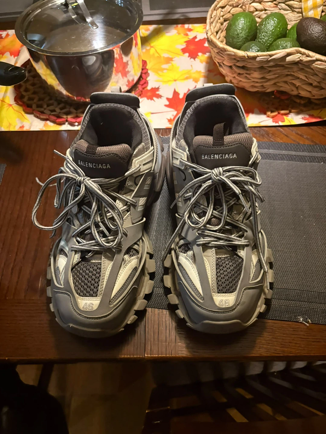 LED Balenciaga Track Sneakers Grey