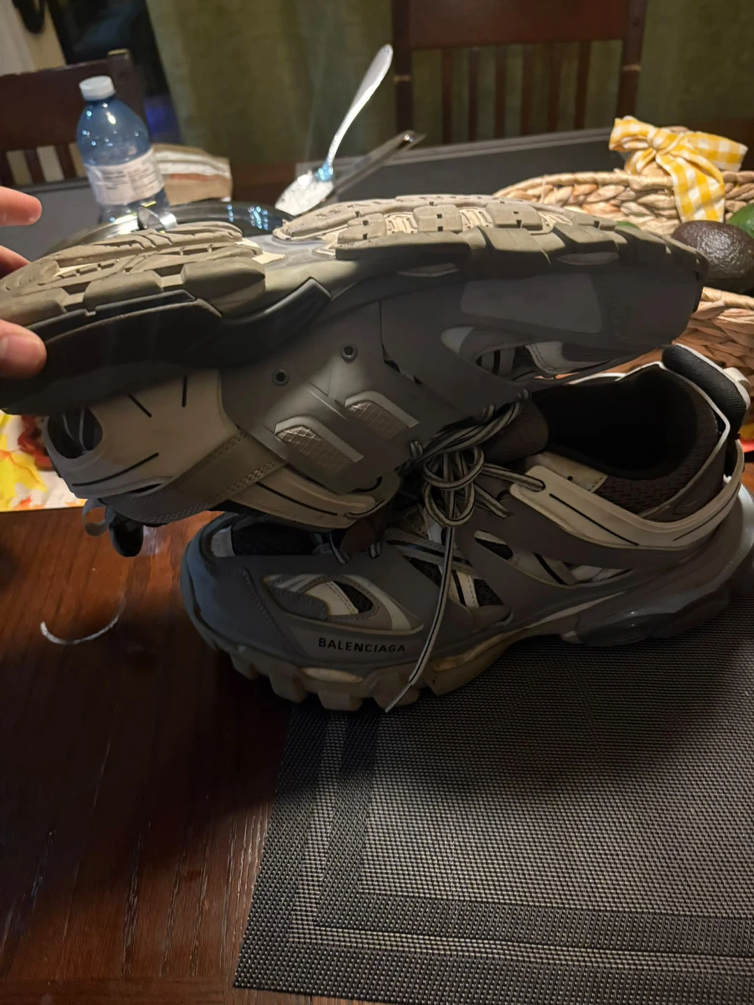 LED Balenciaga Track Sneakers Grey - photo 3