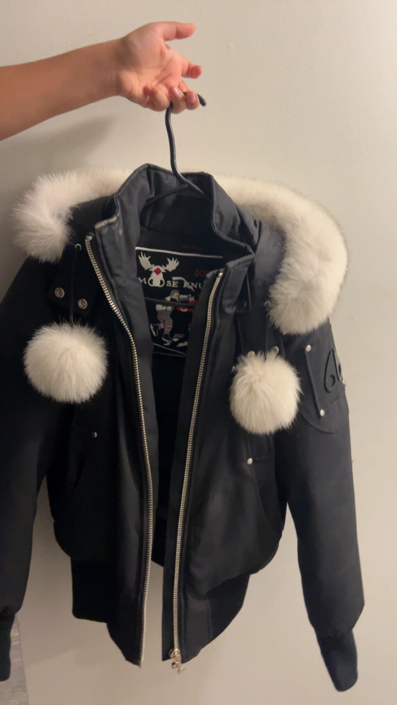 Moose Knuckles Bomber Jacket Black