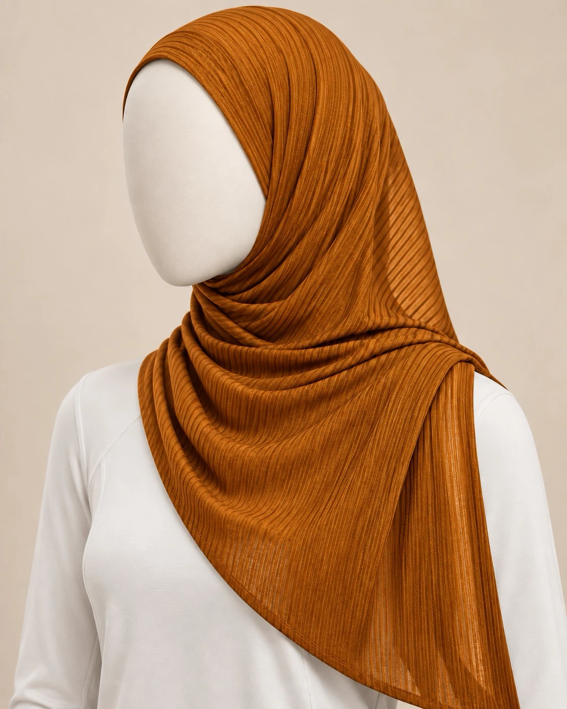 Pleated Hijab Scarf - photo 2
