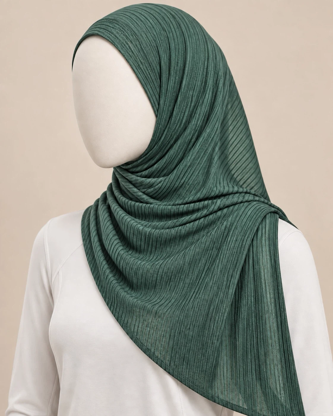 Pleated Hijab Scarf - photo 3