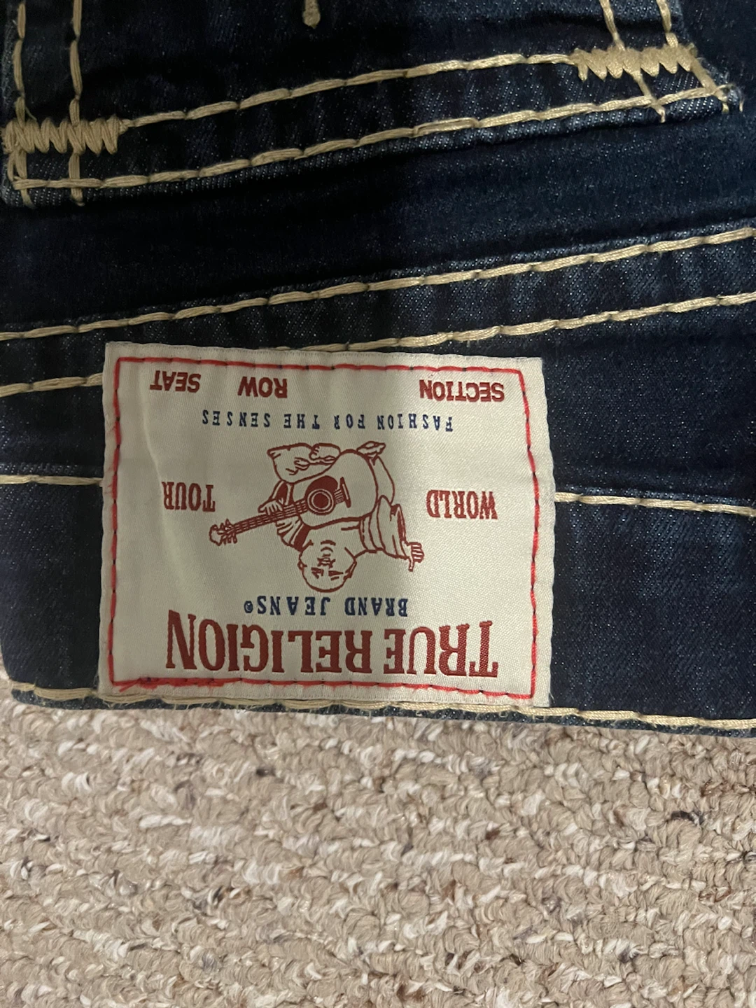 True Religion Rocco Relaxed Skinny Jeans Size 28 - photo 3