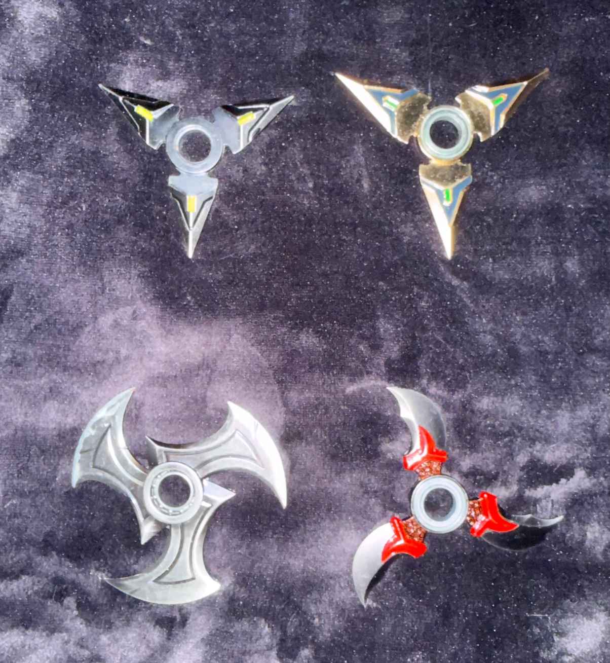 Set of 4 Fidget Spinner Toys