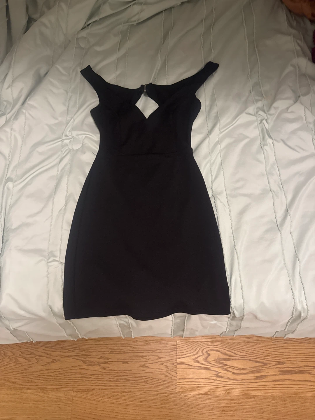 Black Cutout Mini Dress