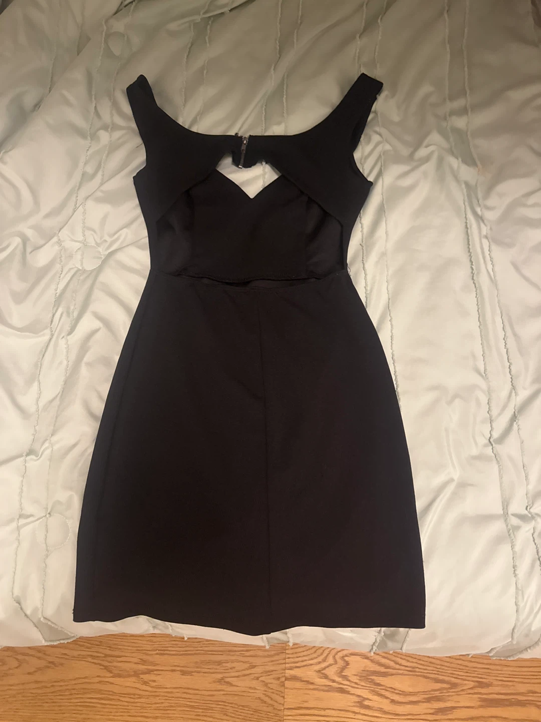Black Cutout Mini Dress - photo 2