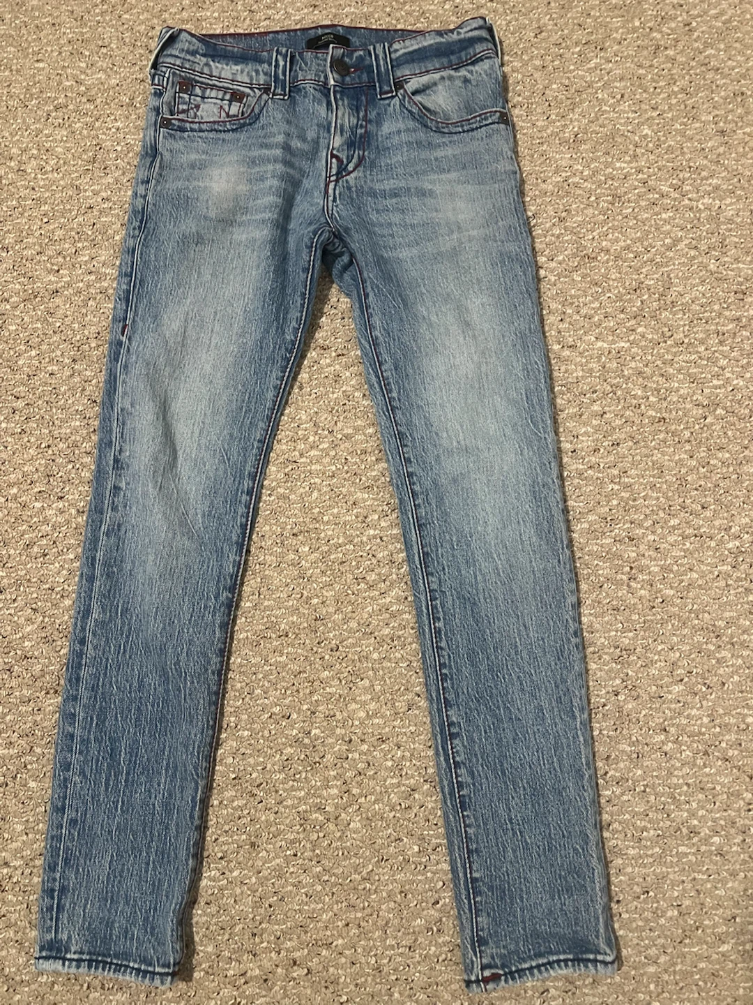 True Religion Rocco Relaxed Skinny Jeans Size 29