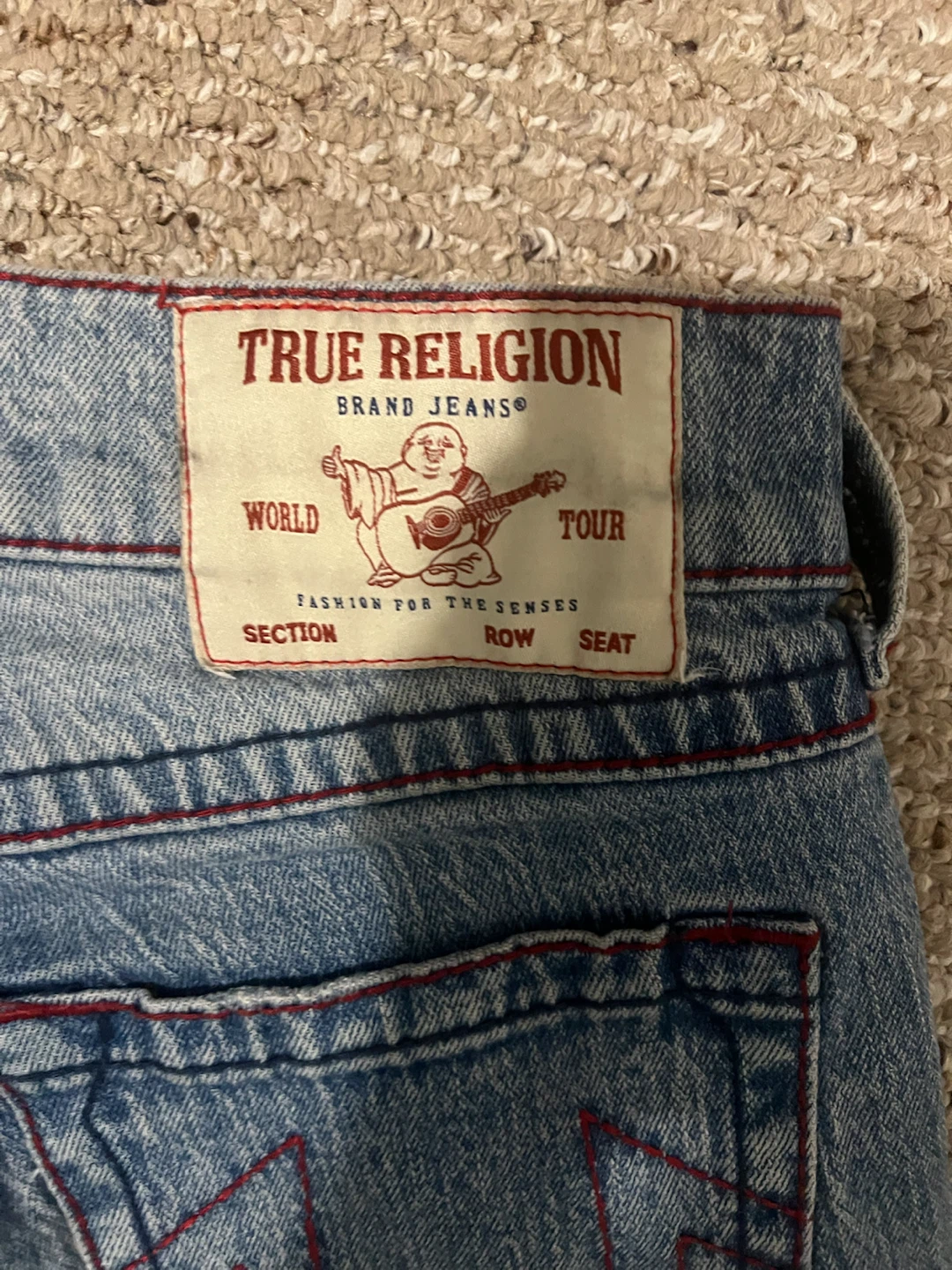 True Religion Rocco Relaxed Skinny Jeans Size 29 - photo 3