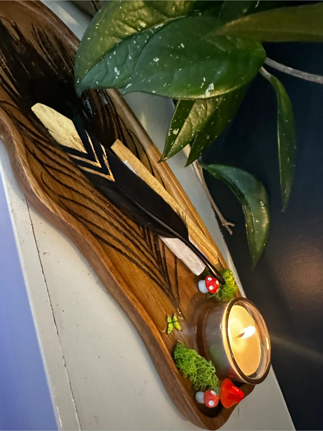 Peace of Mind Tray with Crystals