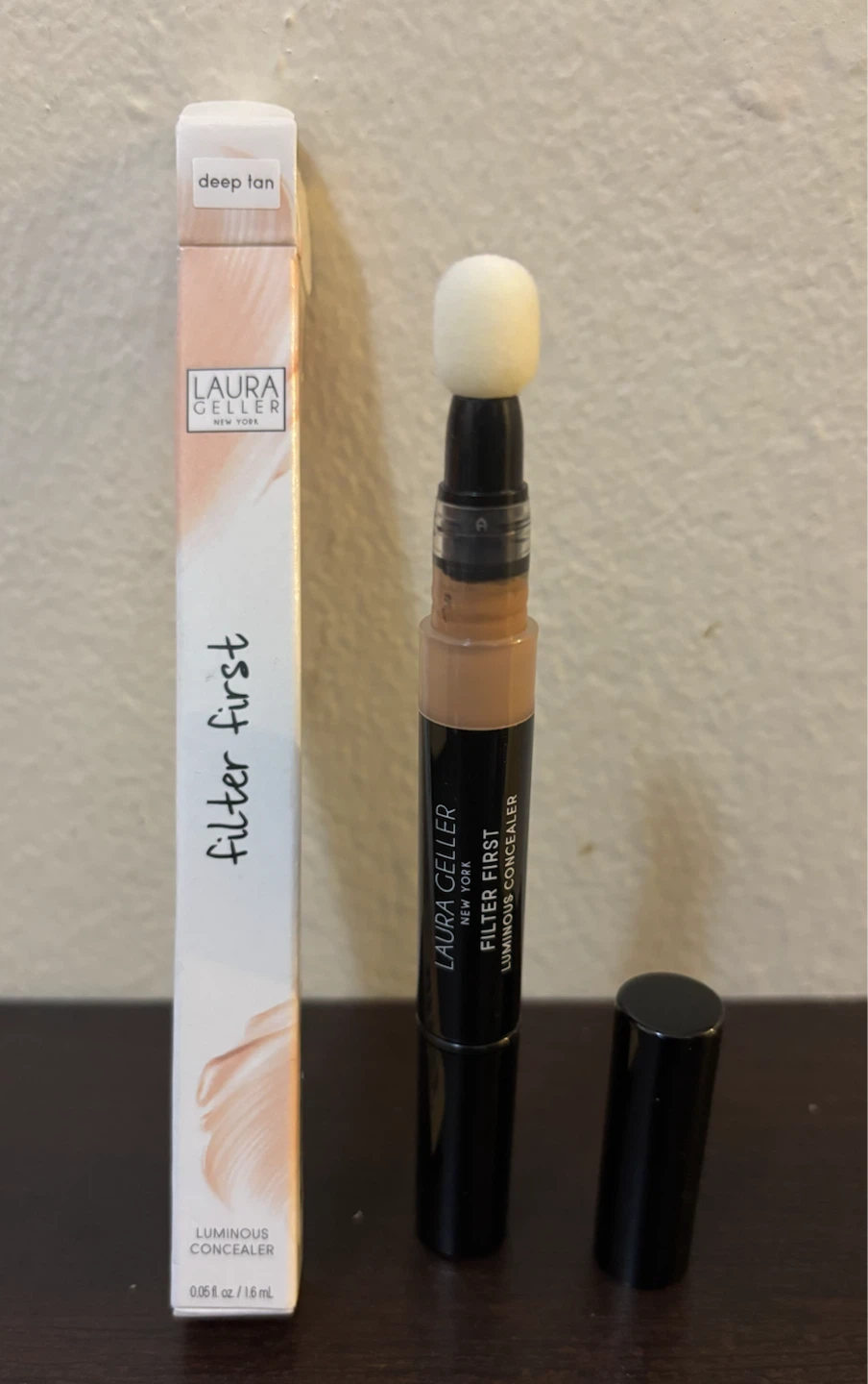 NEW-Laura Geller Filter First Luminous Concealer Deep Tan