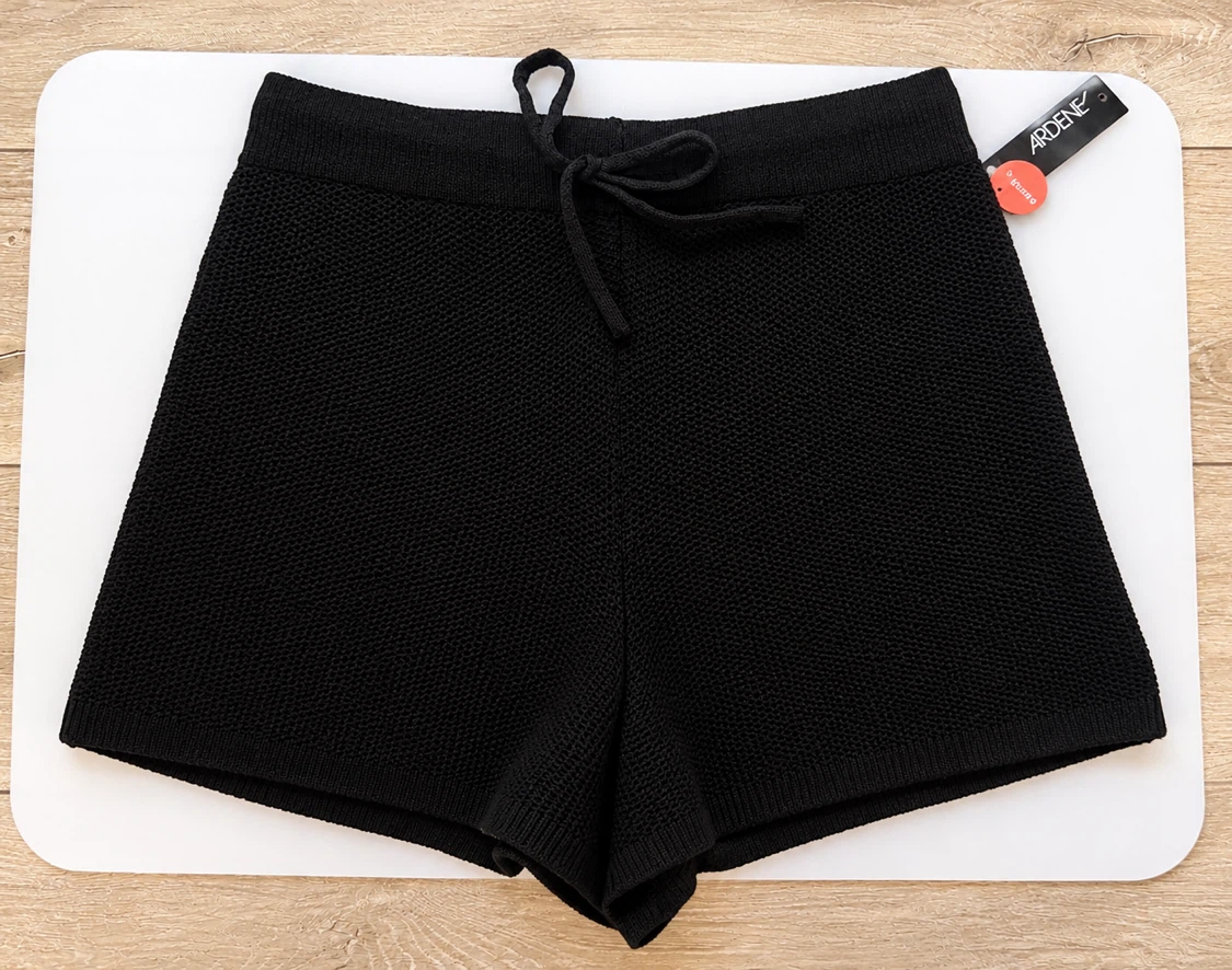 BNWT Ardene Black Knit Shorts