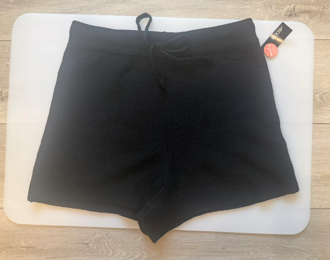 BNWT Ardene Black Knit Shorts - photo 3