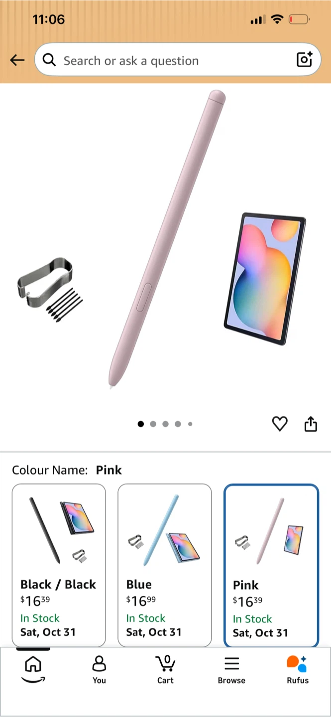 Samsung S Pen for Tab S6 Lite - photo 5