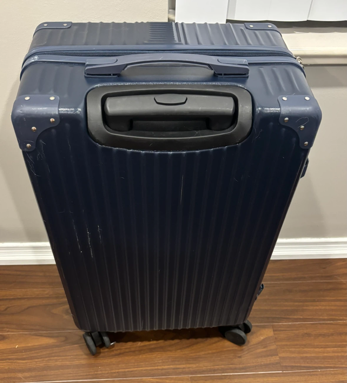 Navy Blue Hardshell Spinner Suitcase - photo 3