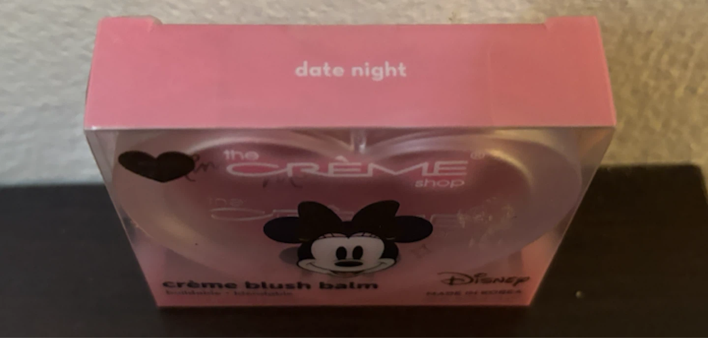 NEW-The Crème Shop Disney Minnie Mouse Blush Balm - Date Night - photo 2
