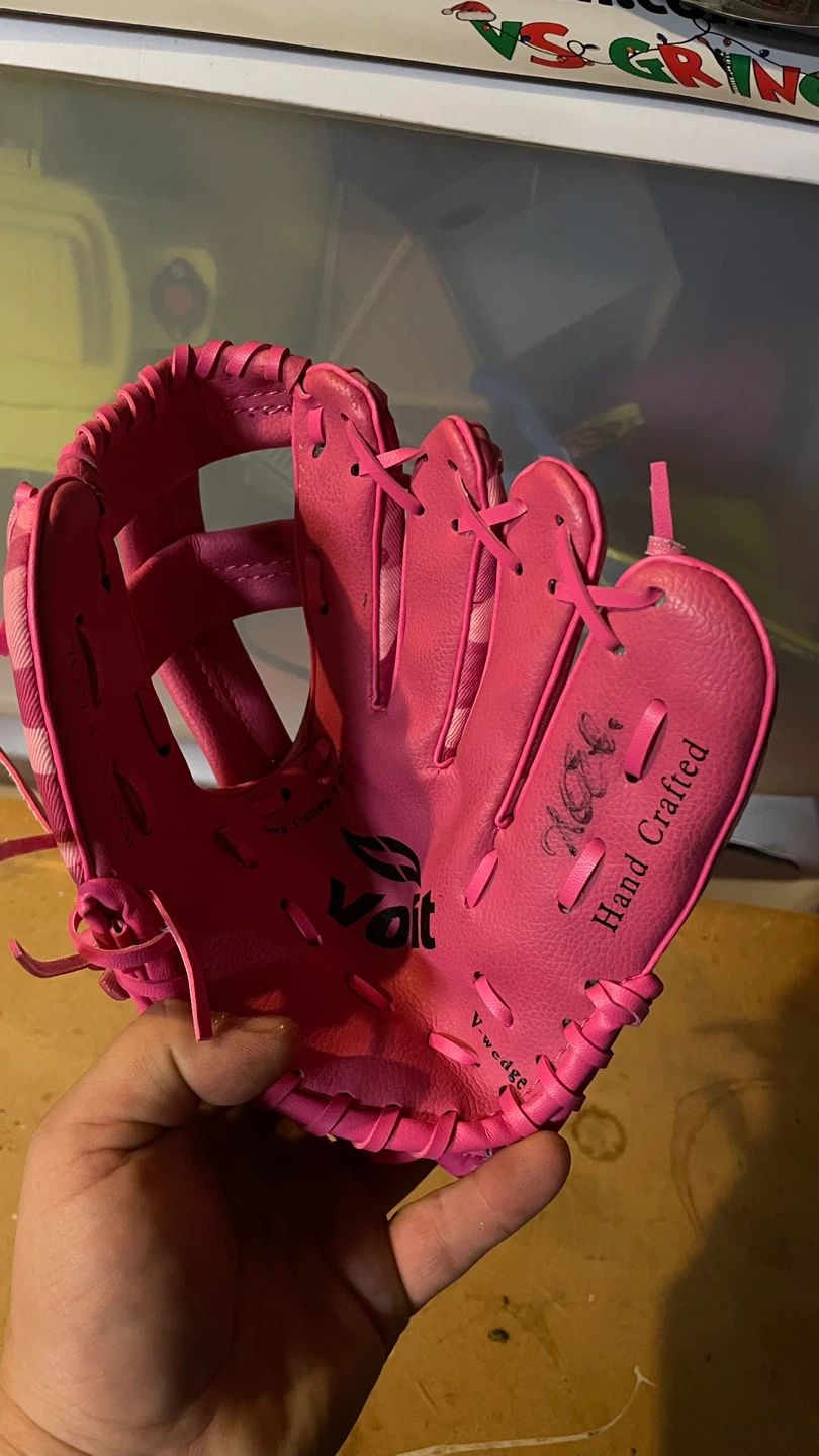 Selection of three baseball gloves - photo 5