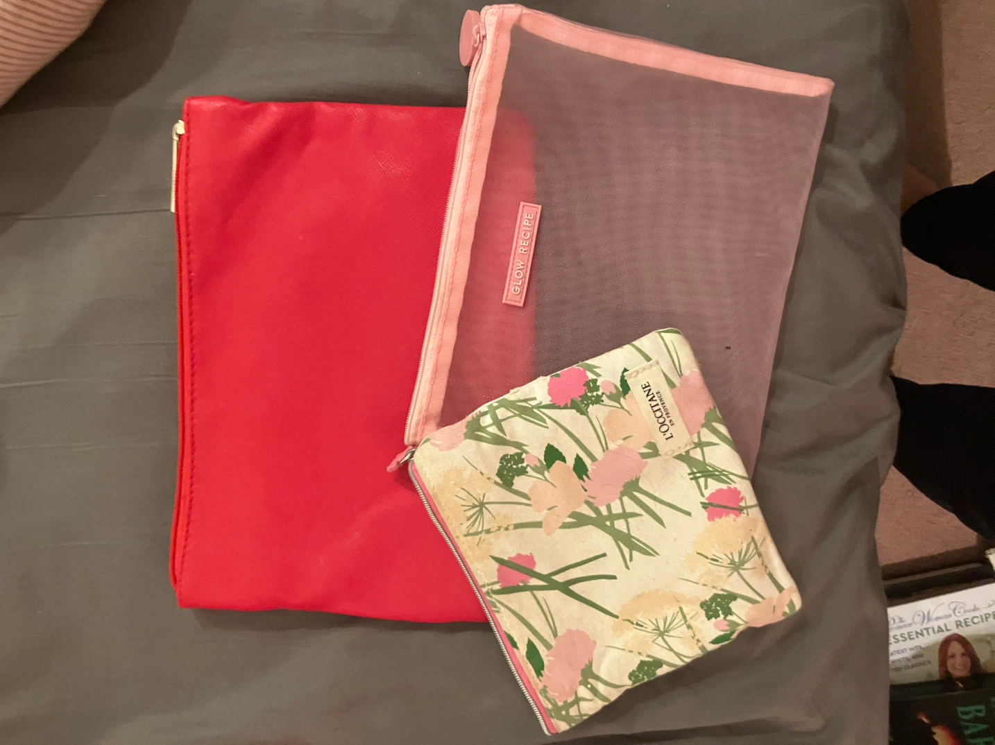 Braun Curling Iron and Assorted Pouches