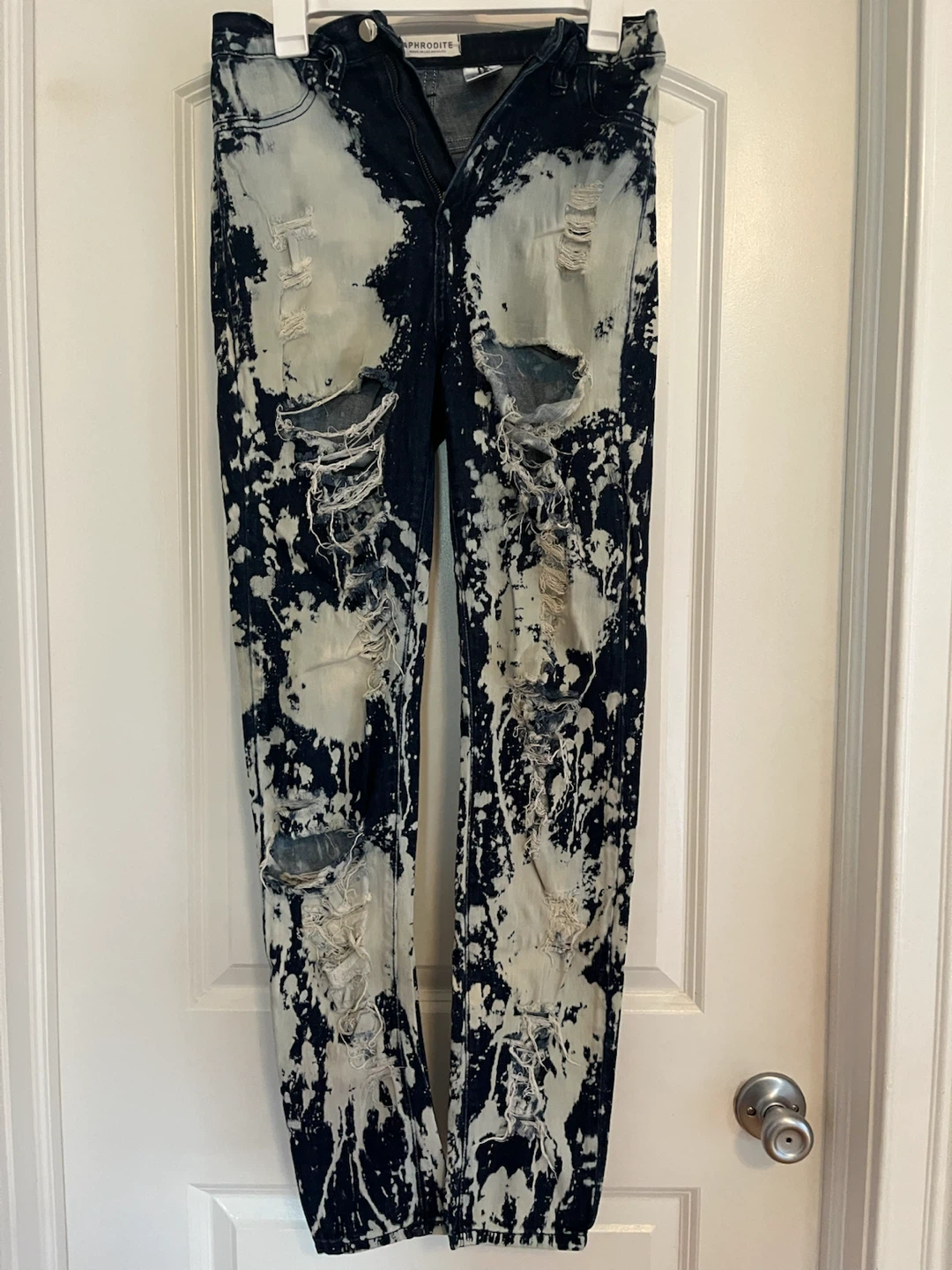Aphrodite Acid Wash Distressed Jeans Size 9