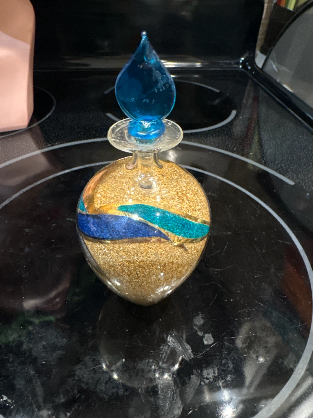 3” Decorative Glass Perfume Bottle - photo 2
