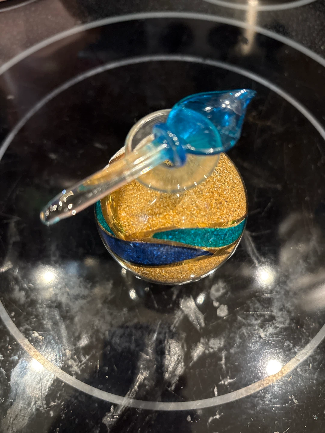 3” Decorative Glass Perfume Bottle - photo 3