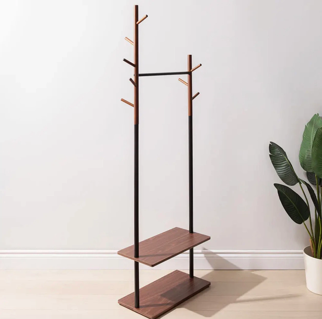 Garment Rack with Shelves - photo 2