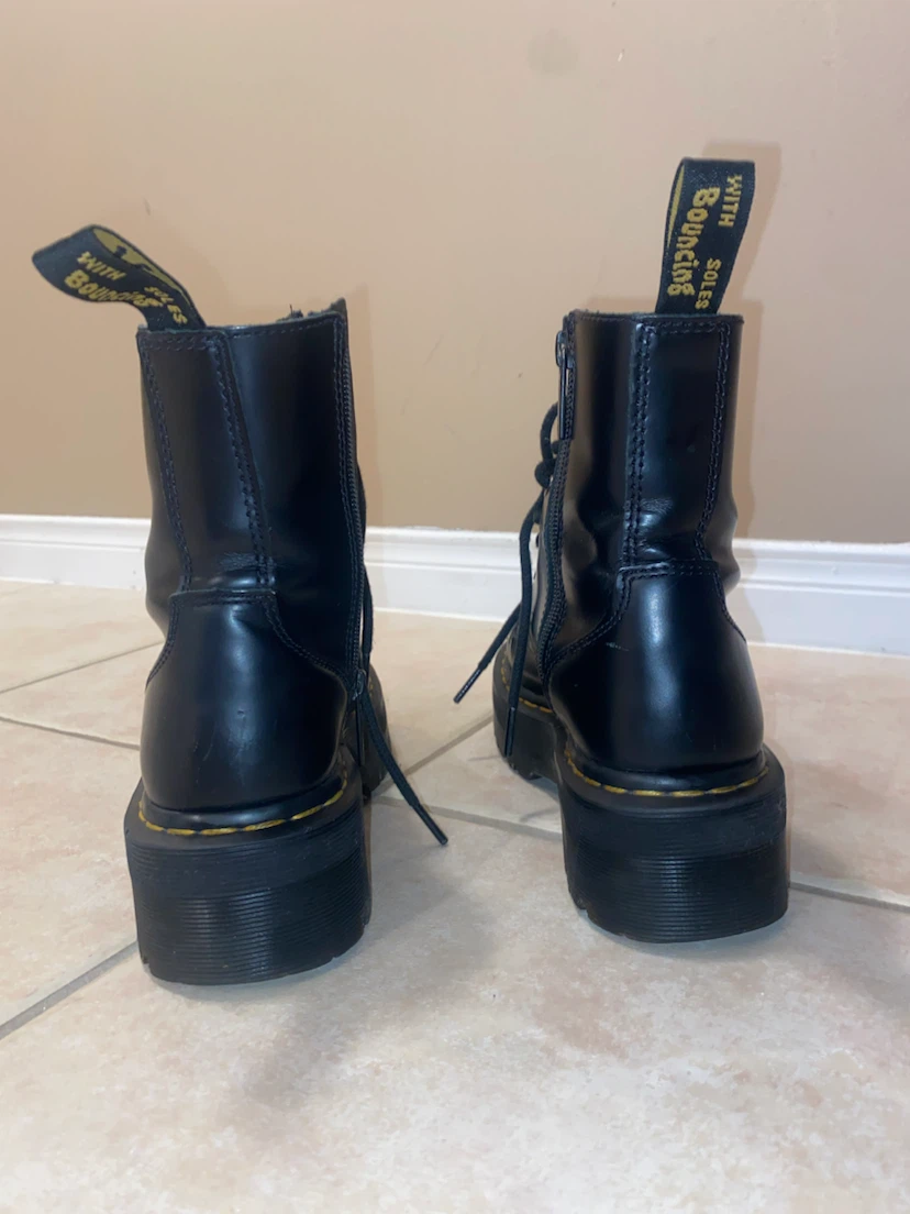 Dr. Martens Jadon Platform Boots Black US Size 6 - photo 5