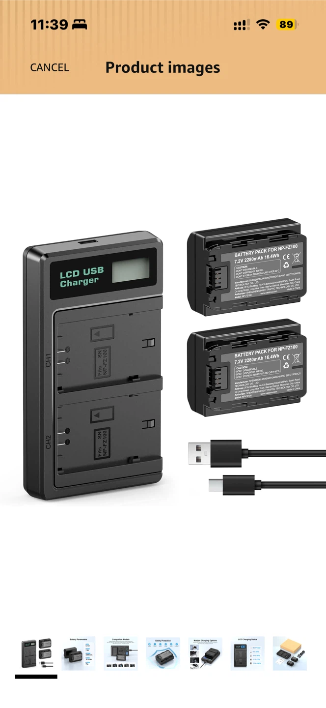 LCD Display Dual Slot Charger for Sony - photo 4