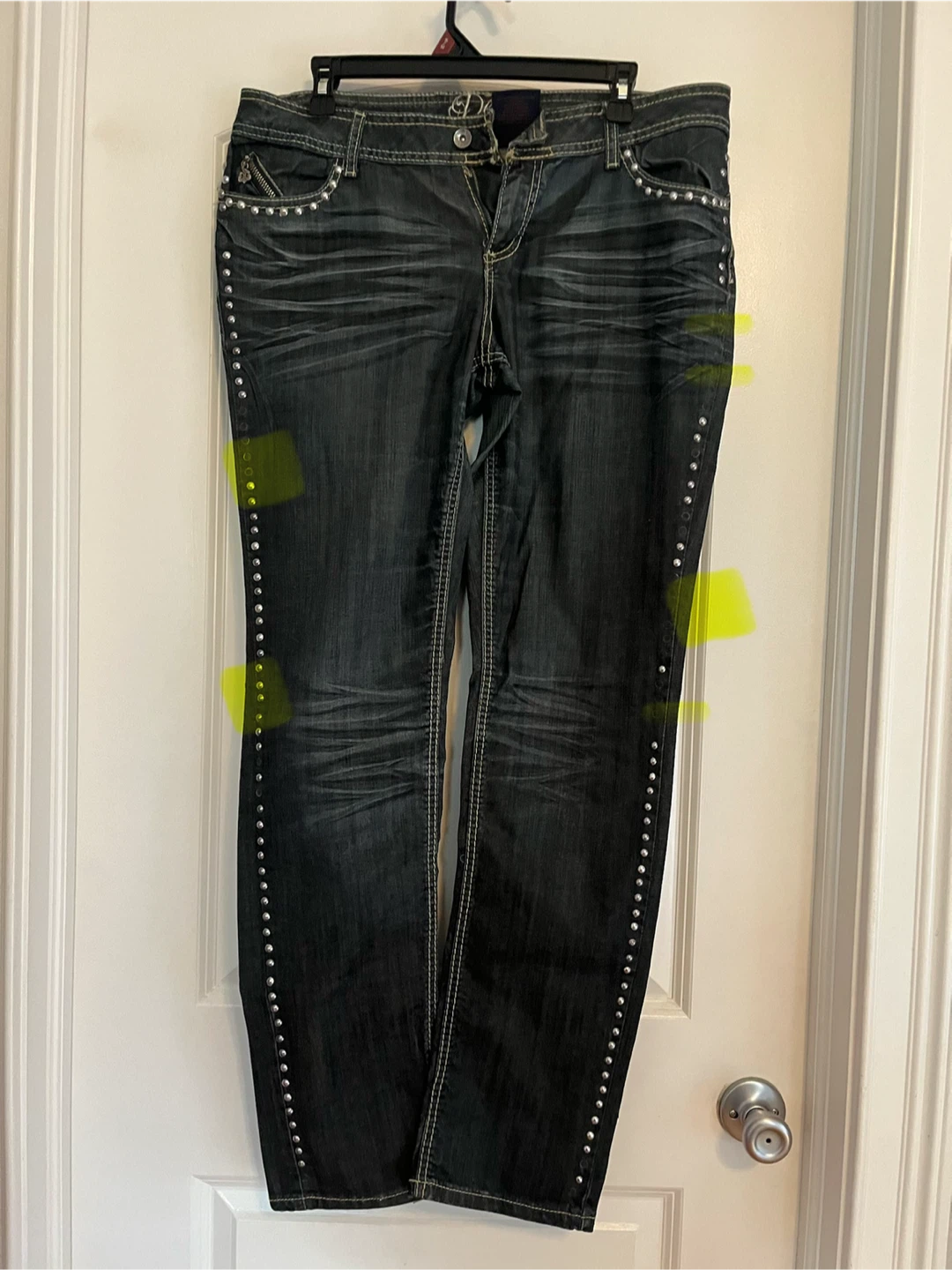 Dereon Studded Dark Wash Jeans - photo 2
