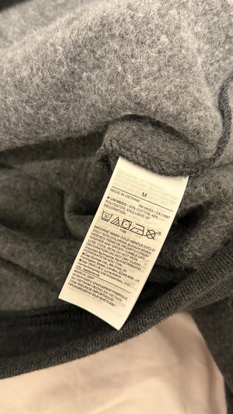 Gap Charcoal Logo Hoodie - photo 2