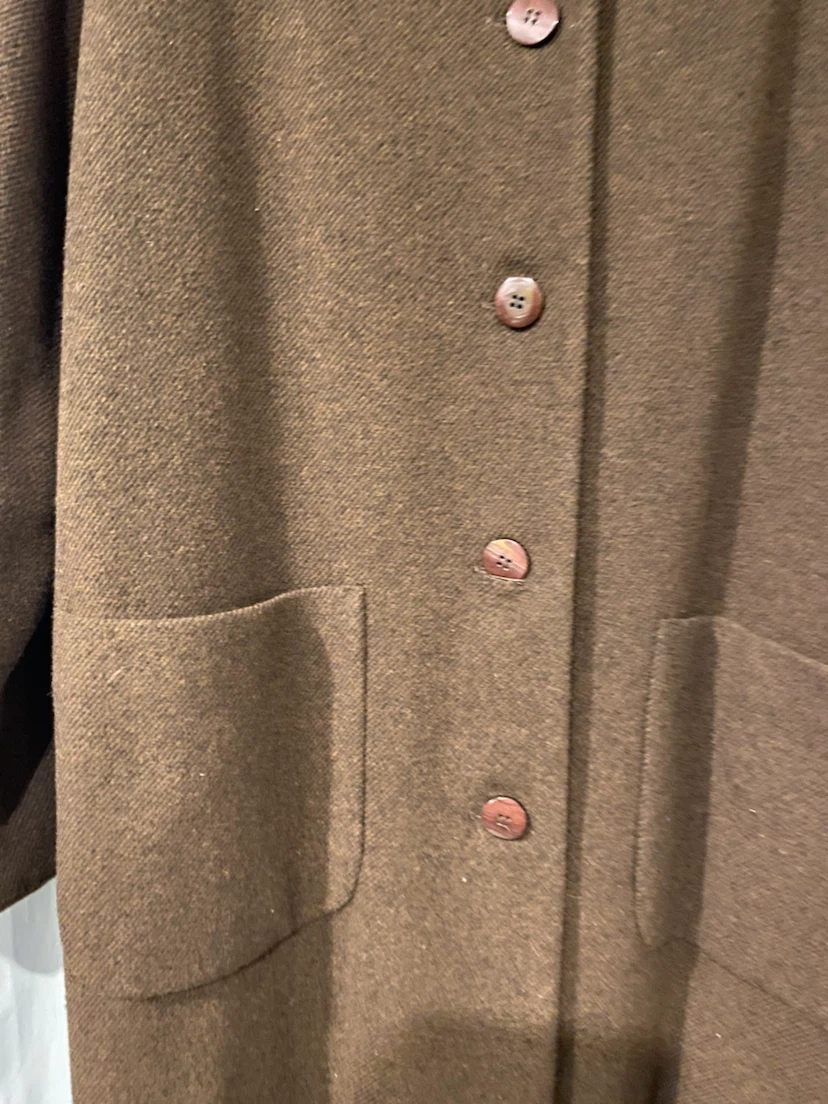Brown Wool Coat - Me - Jay - photo 3