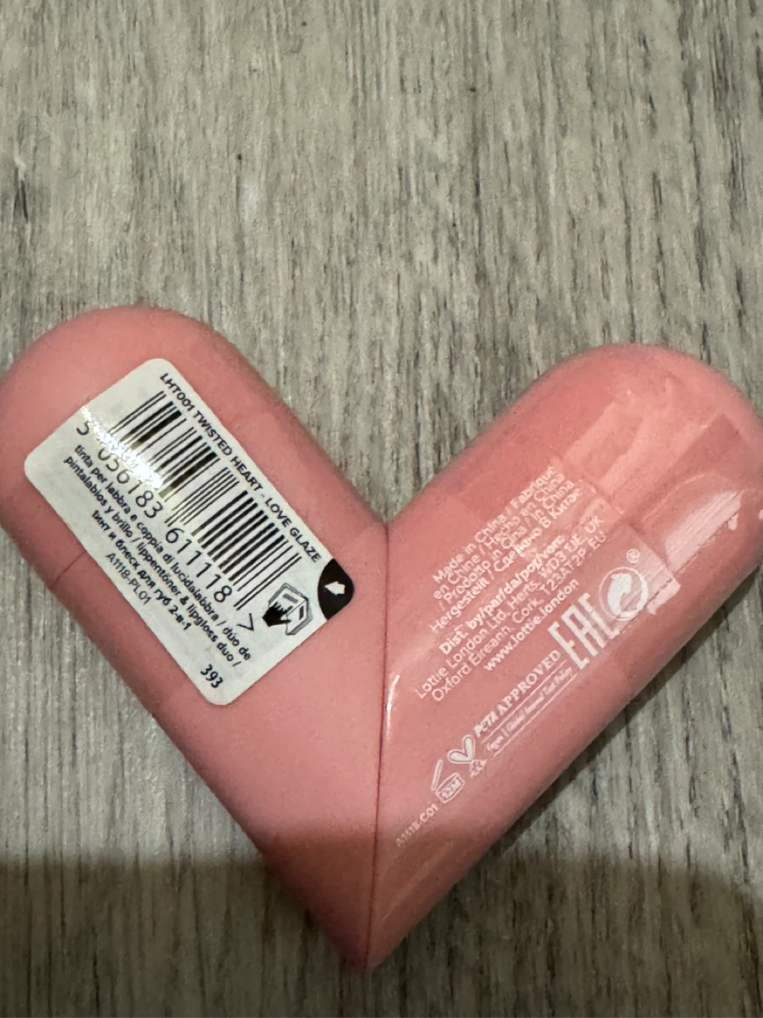 Lottie London Twisted Heart Lip Tint & Gloss Duo - photo 2