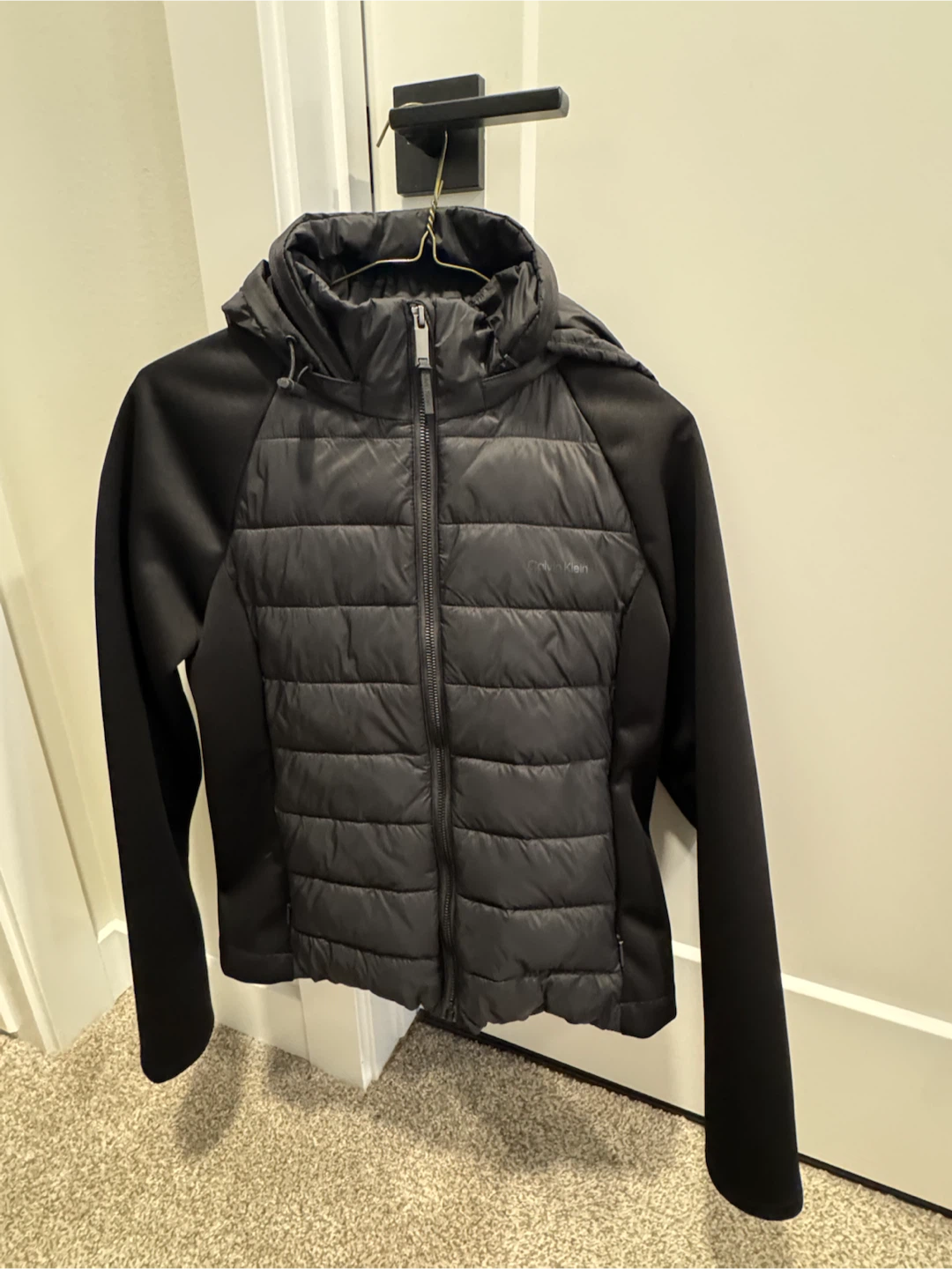 Calvin Klein women’s Hooded Jacket Black
