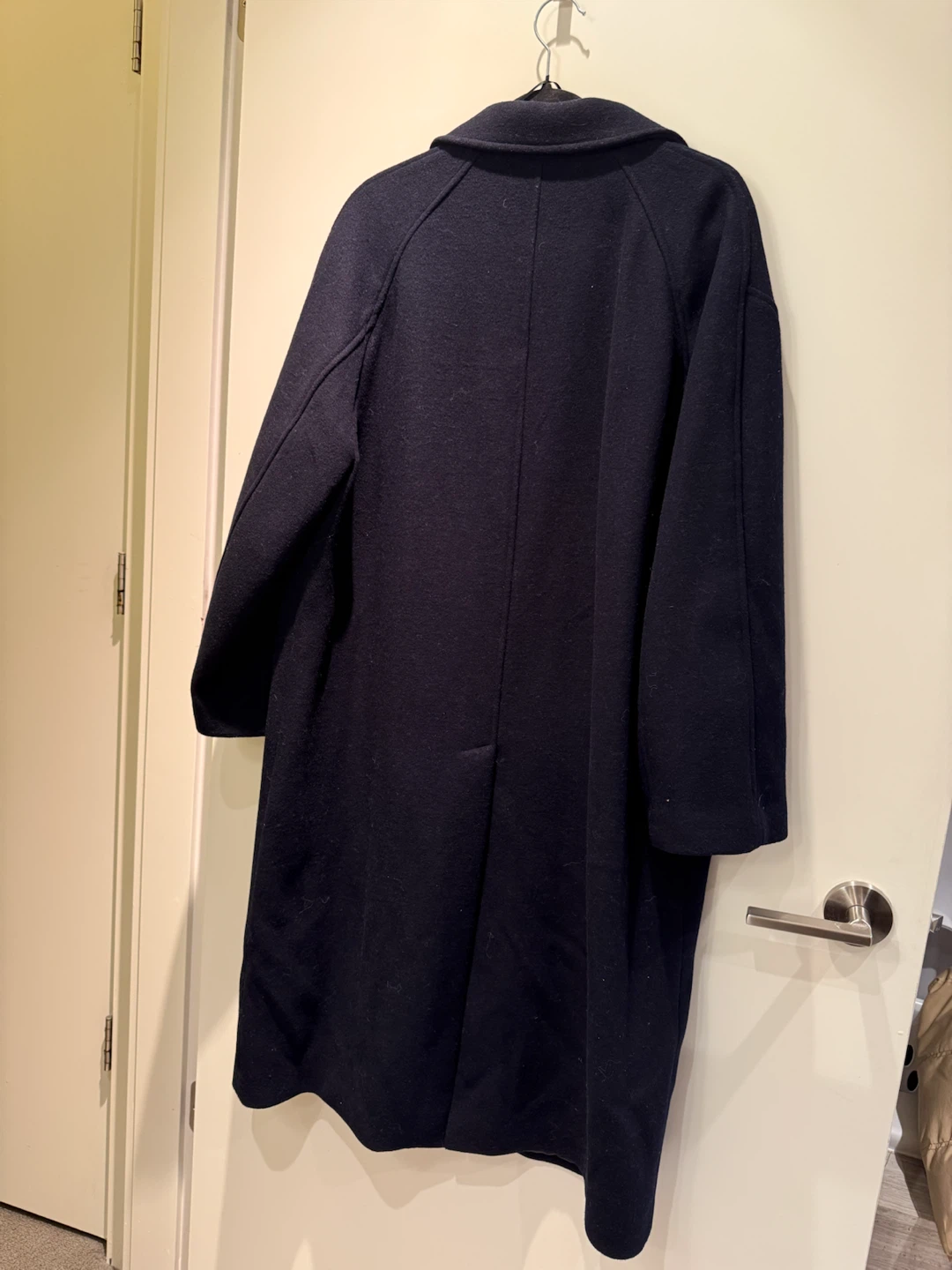 Zara Navy Wool Blend Coat - photo 2