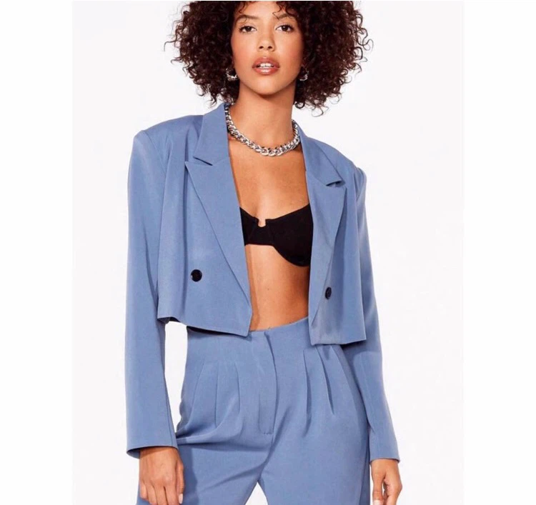 Woman's Cropped Blazer - photo 3