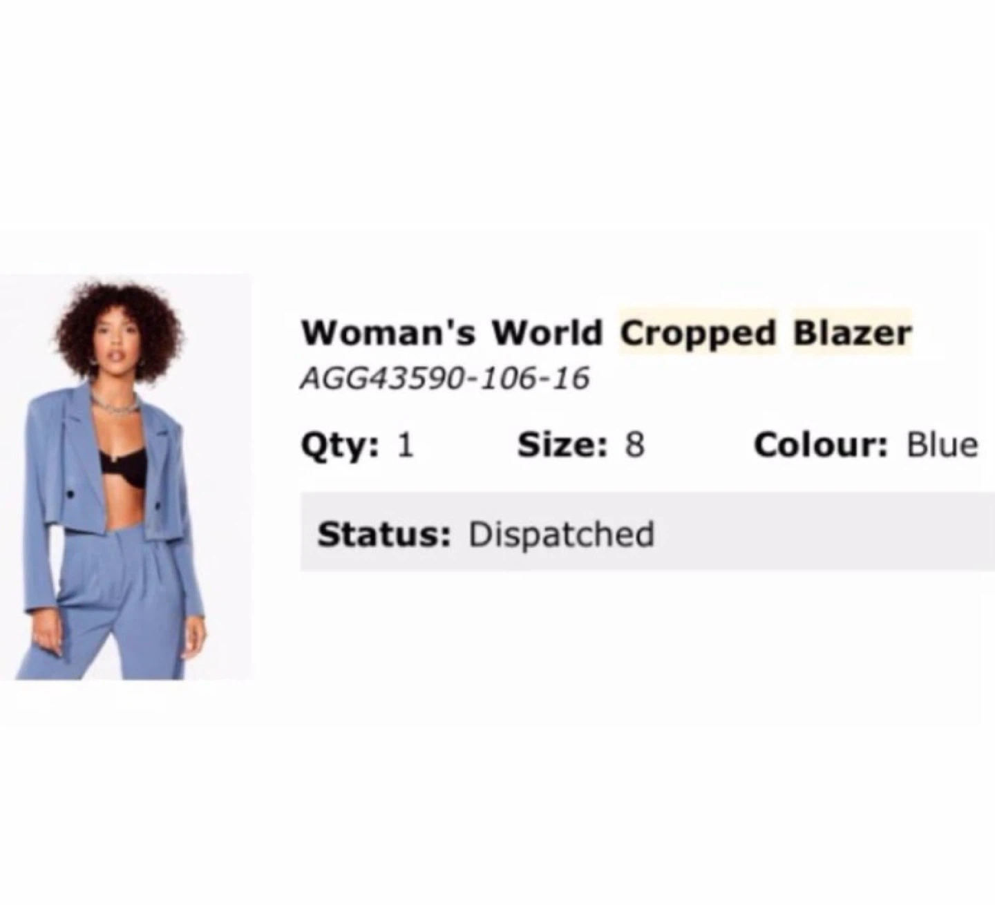 Woman's Cropped Blazer - photo 4