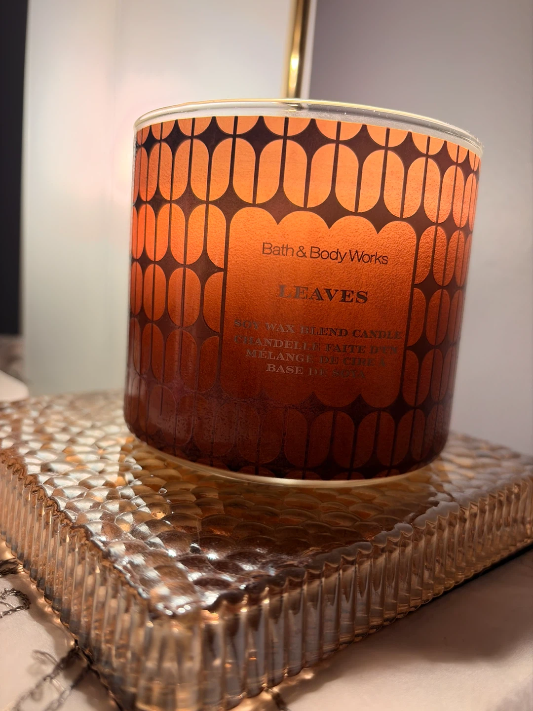 Bath & Body Works Leaves Soy Wax Blend Candle